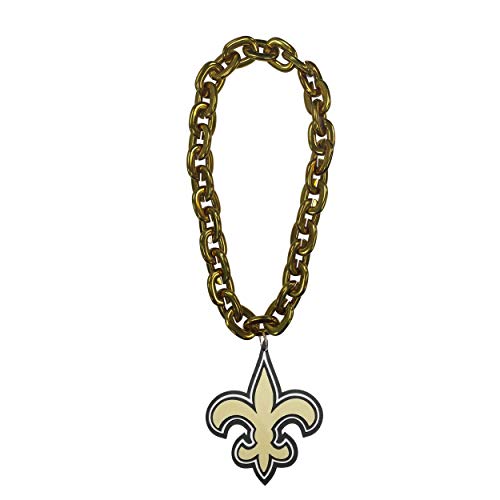 NFL New Orleans Saints New Orleans Saints NFL Imán 3D Fanchain, Dorado, Talla única